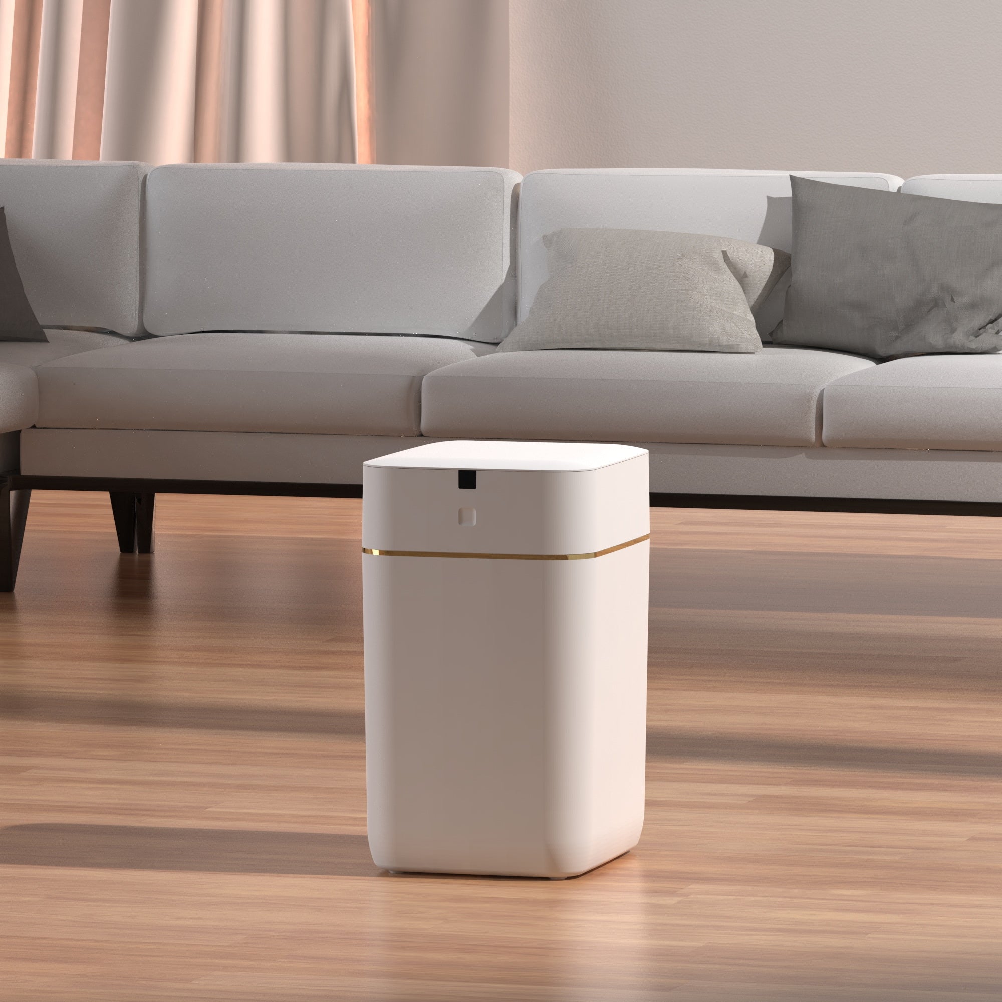 Self sealing smart trash can Motion sensor trash can AirdeerTech